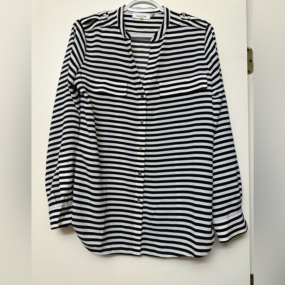 Calvin Klein striped shirt
